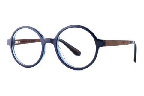 Designer briller Wood Fellas Oasis (11057 curled/blue)