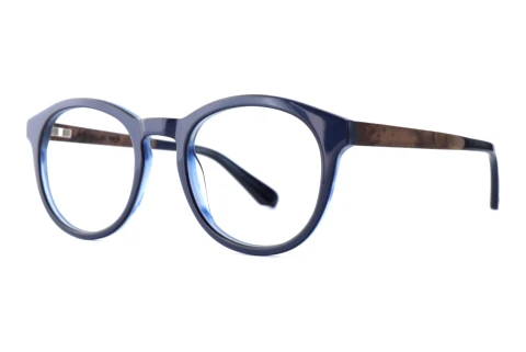 Designer briller Wood Fellas Drop (11071 curled/blue)