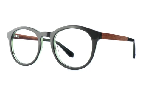 Designer briller Wood Fellas Drop (11071 macassar/green)