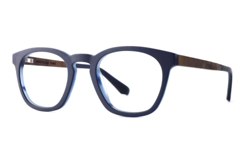 Designer briller Wood Fellas Flake (11075 curled/blue)