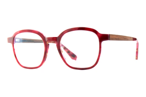 Designer briller Wood Fellas BLOOM (11084 macassar/burgundy)