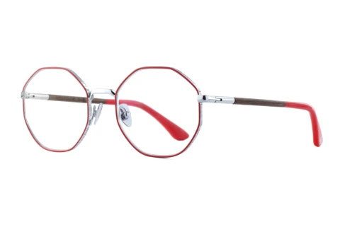 Designer briller Wood Fellas EASE (11087 curled/silver/red)