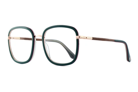 Designer briller Wood Fellas SERENO (11129 macassar/green/rose gold)