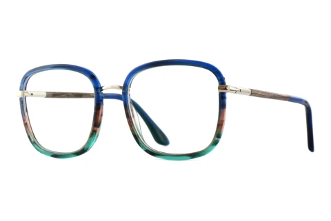 Designer briller Wood Fellas SERENO (11129 walnut/blue/gold)