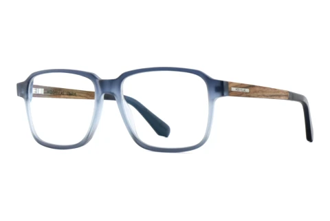 Designer briller Wood Fellas STRATUS (11135 walnut/blue)