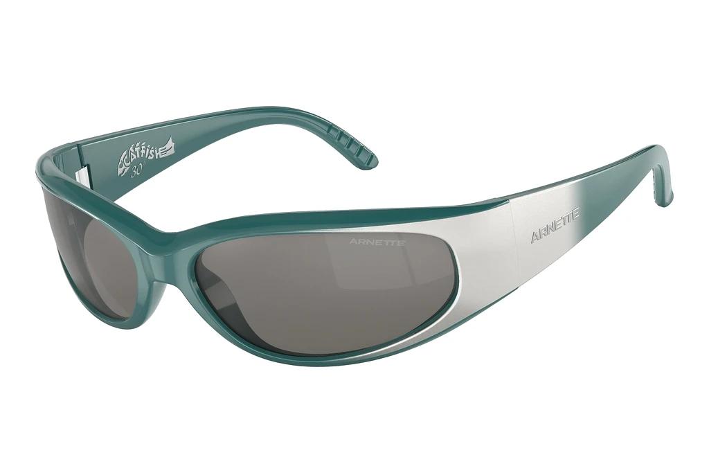 Arnette   AN4302 28176G Light Grey Mirror Silver 80Green Gradiant Metal Silver
