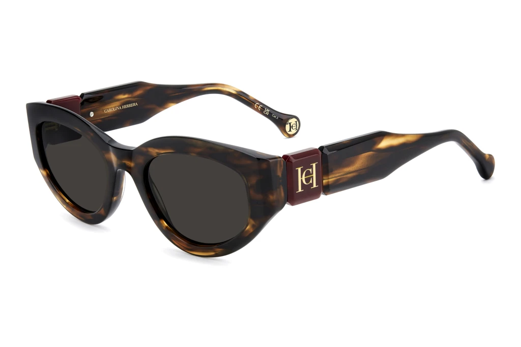 Carolina Herrera   HER 0370/S EX4/IR GREYBROWN HORN