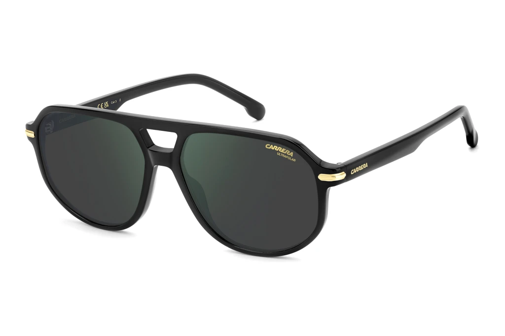 Carrera   CARRERA 375/S 807/Q3 GREENGREY SP PZ HIGHT CONTRAST ANTIREFLEBLACK