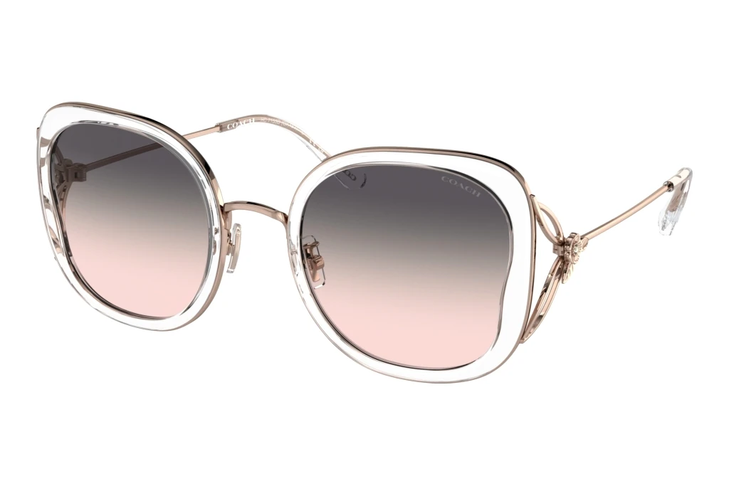 Coach   HC7153B 5111U8 Grey Pink GradientTransparent Clear
