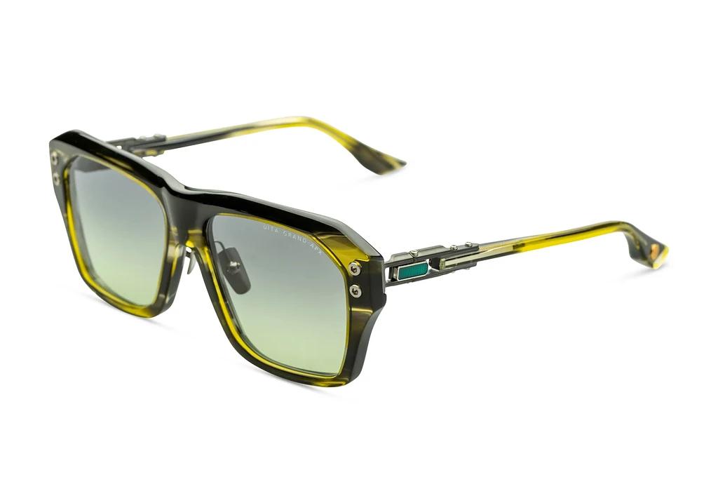 DITA   DTS-417 03A LIGHT GREY TO LIGHT VINTAGE GREEN GRADIENTCYBER SMOKE - BLACK IRON