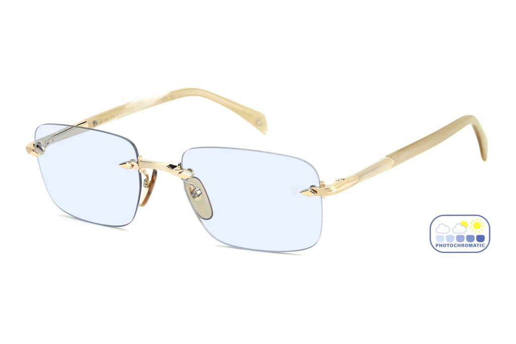 David Beckham   DB 1195/S IDA/QZ AZURE PHOTOCROMATICGOLD