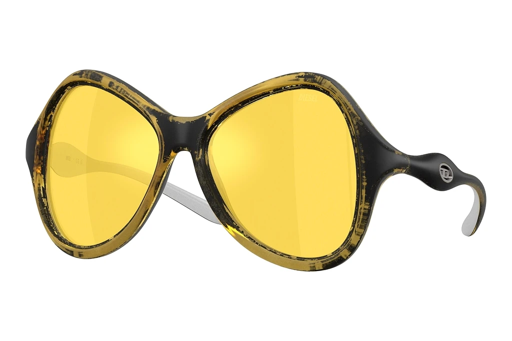 Diesel   DL3010U 2030V9 Mirror YellowYellow Metallic