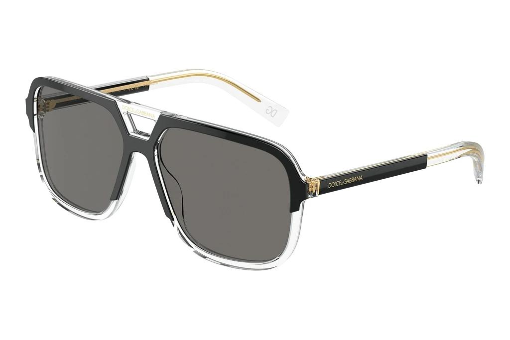Dolce & Gabbana   DG4354 501/81 Dark GreyTop Black On Crystal