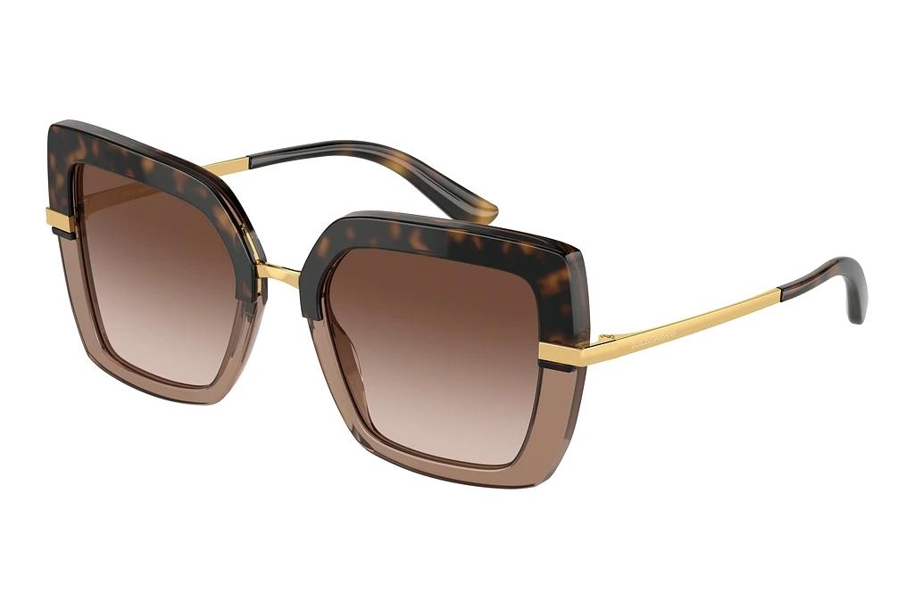 Dolce & Gabbana   DG4373 325613 Brown Gradient Dark BrownHavana On Transparent Brown