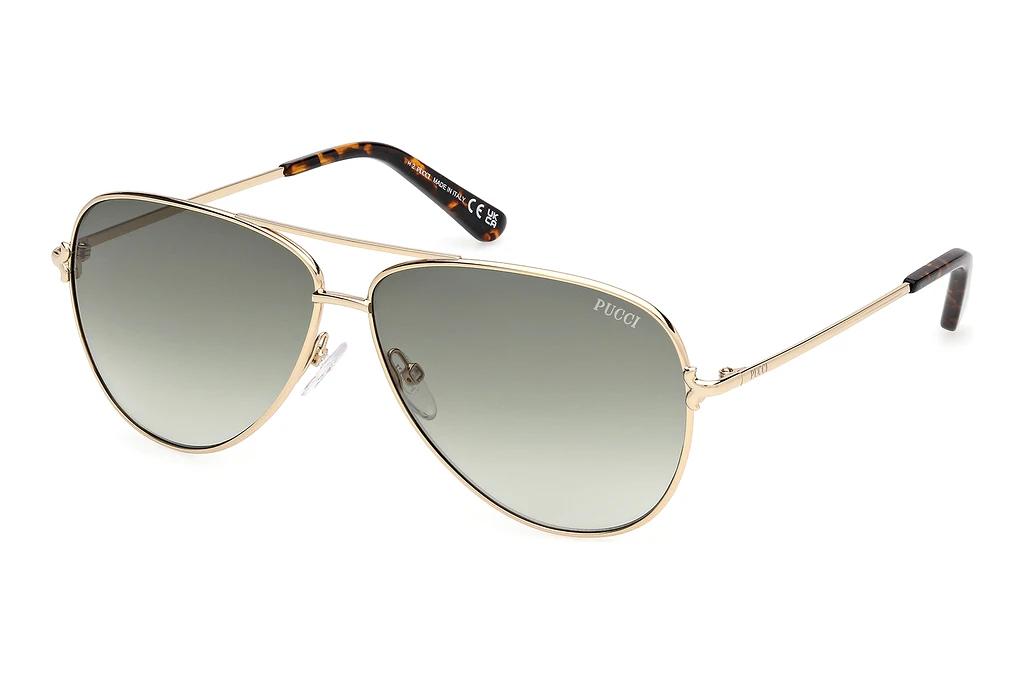 Emilio Pucci   EP0229 32P grün verlaufendGlänzend Blassgold