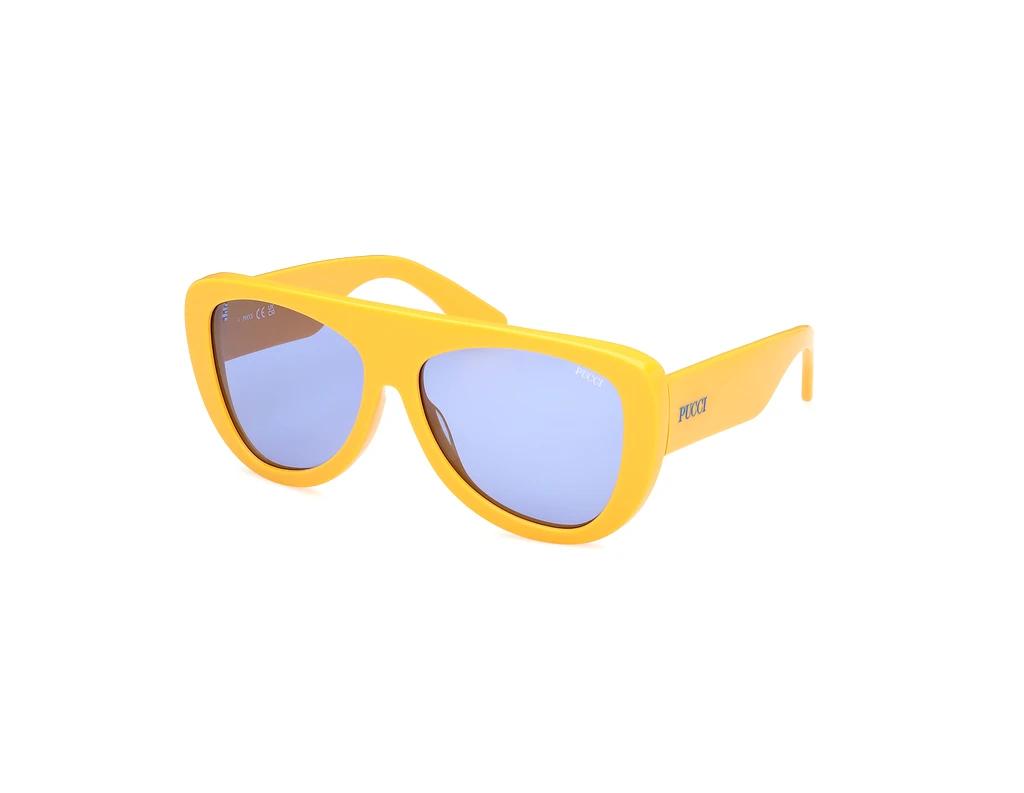 Emilio Pucci   EP0231 39V blauGlänzend Dunkel Gelb