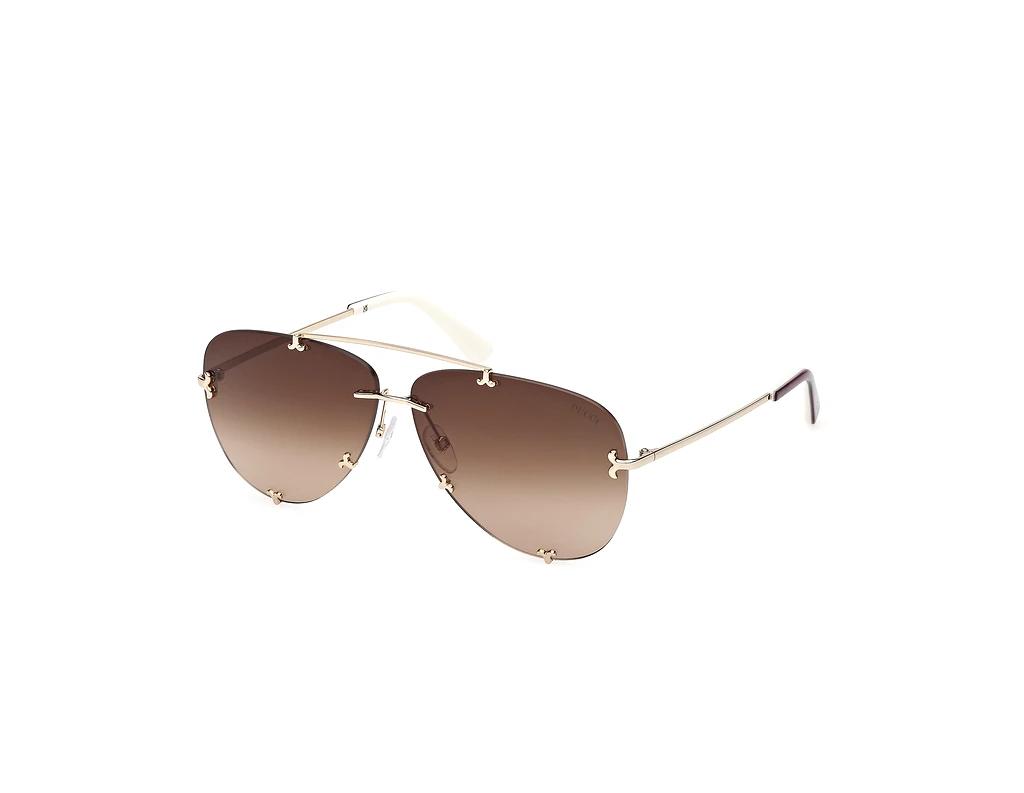 Emilio Pucci   EP0236 32F braun verlaufendGlänzend Blassgold