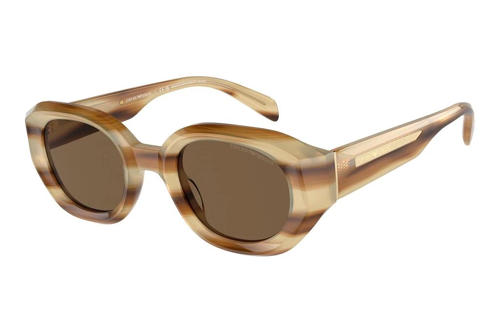Emporio Armani   EA4230U 615073 Dark BrownShiny Striped Brown