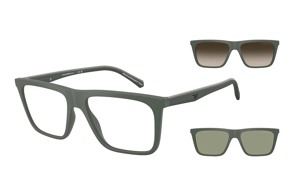 Emporio Armani   EA4258 63121W ClearMatte Green