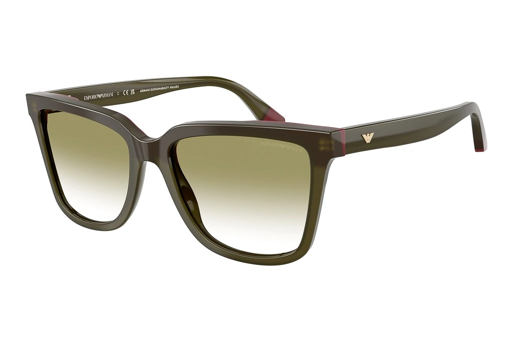 Emporio Armani   EA4261 6316W0 Clear Gradient GreenOpal Green/Bordeaux
