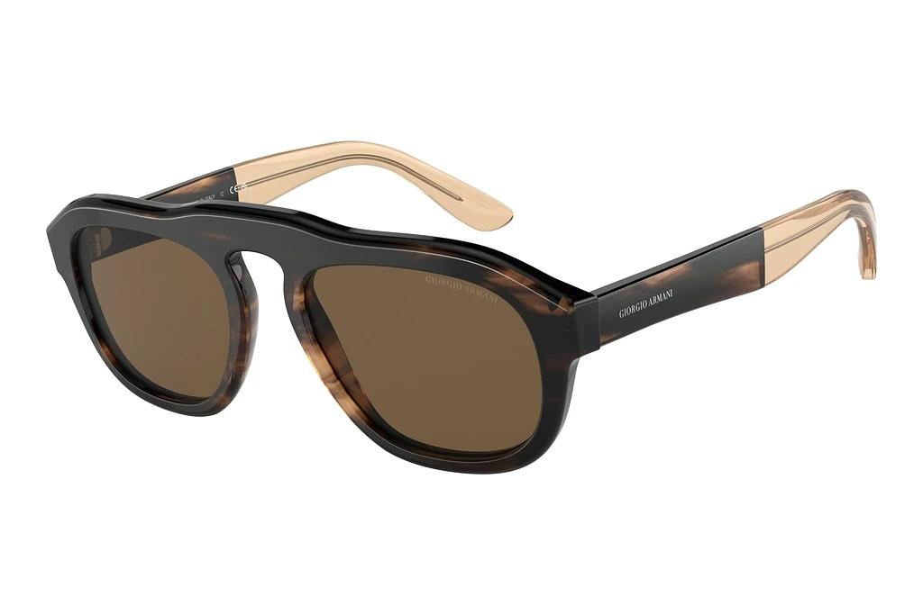 Giorgio Armani   AR8173 595873 Dark BrownStriped Brown