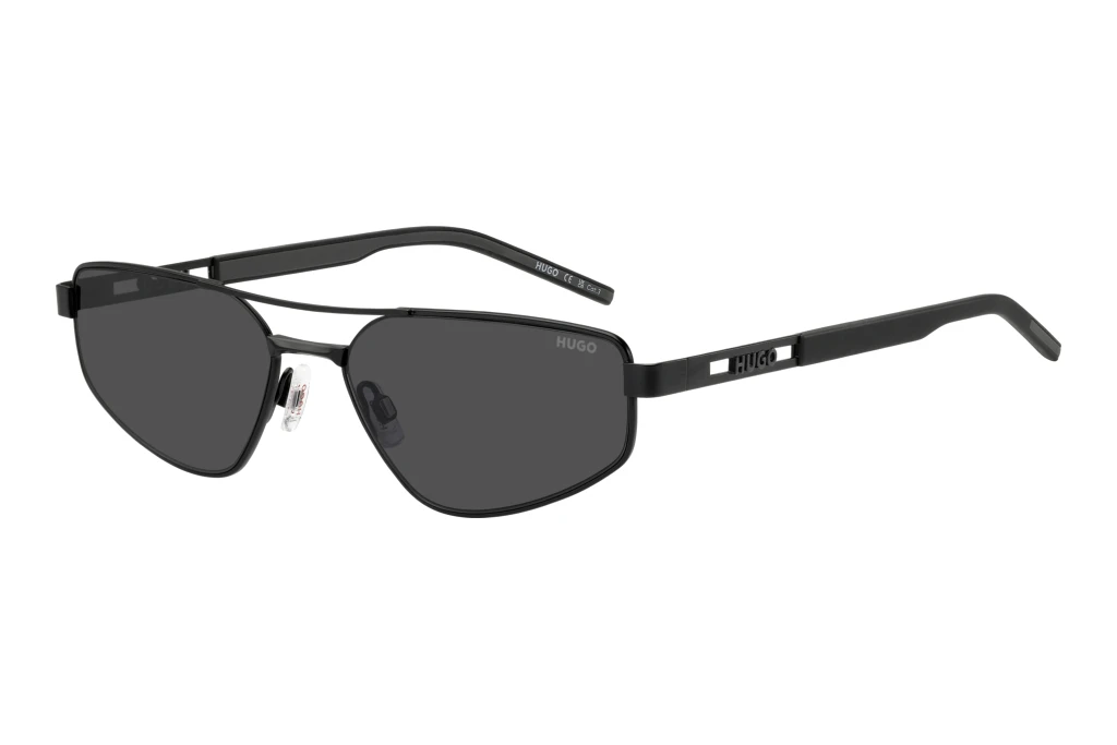 Hugo   HG 1414/S 003/IR GREYMATTE BLACK