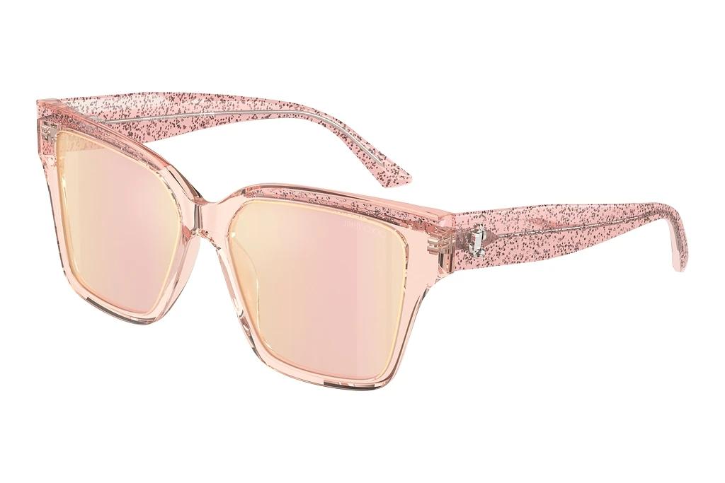 Jimmy Choo   JC5003 5039/Z Pink Mirror Rose GoldTransparent Pink Glitter