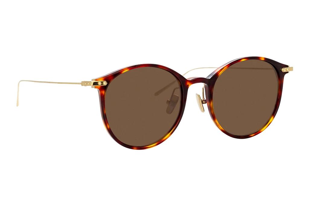 Linda Farrow   LF02 C10 SOLID BROWNT-SHELL