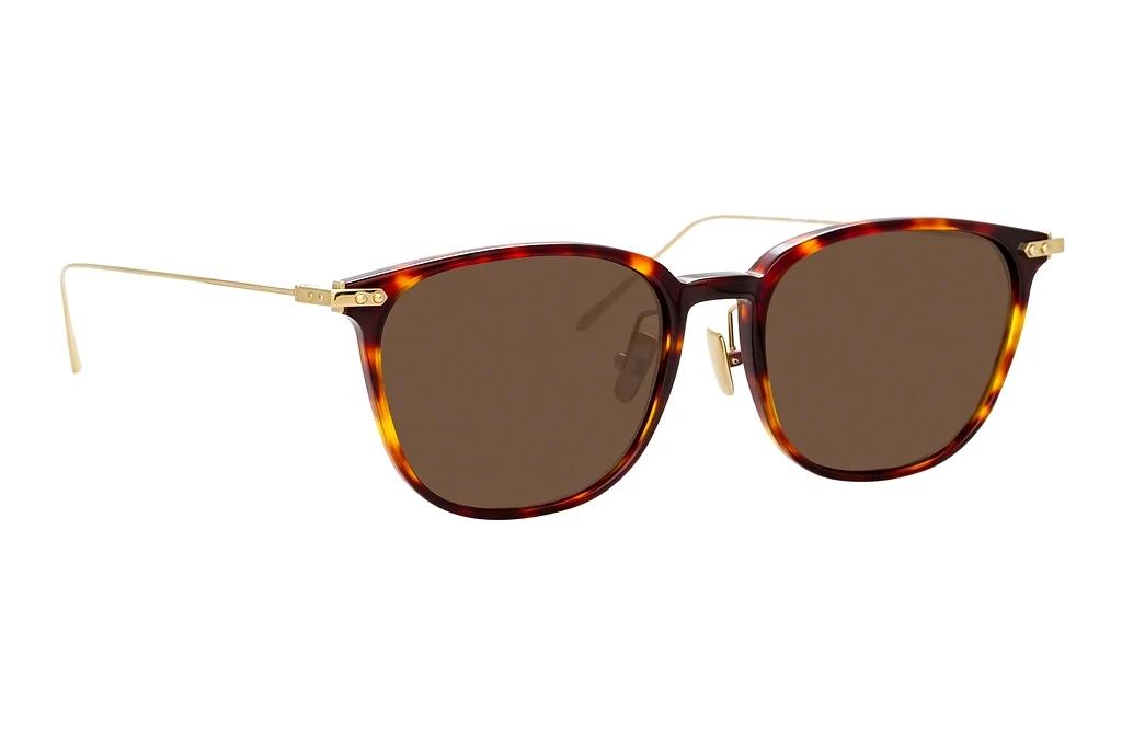 Linda Farrow   LF07 C9 SOLID BROWNT-SHELL