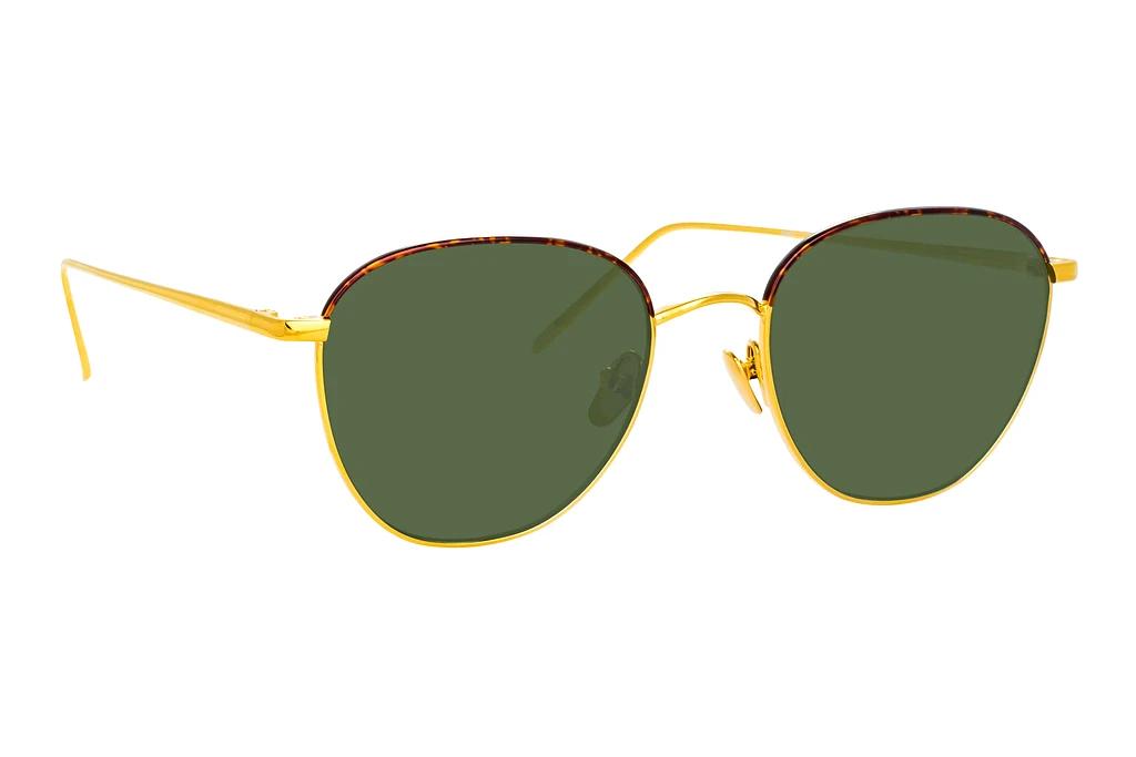 Linda Farrow   LFL819 C19 DARK GREENYELLOW GOLD AND T-SHELL