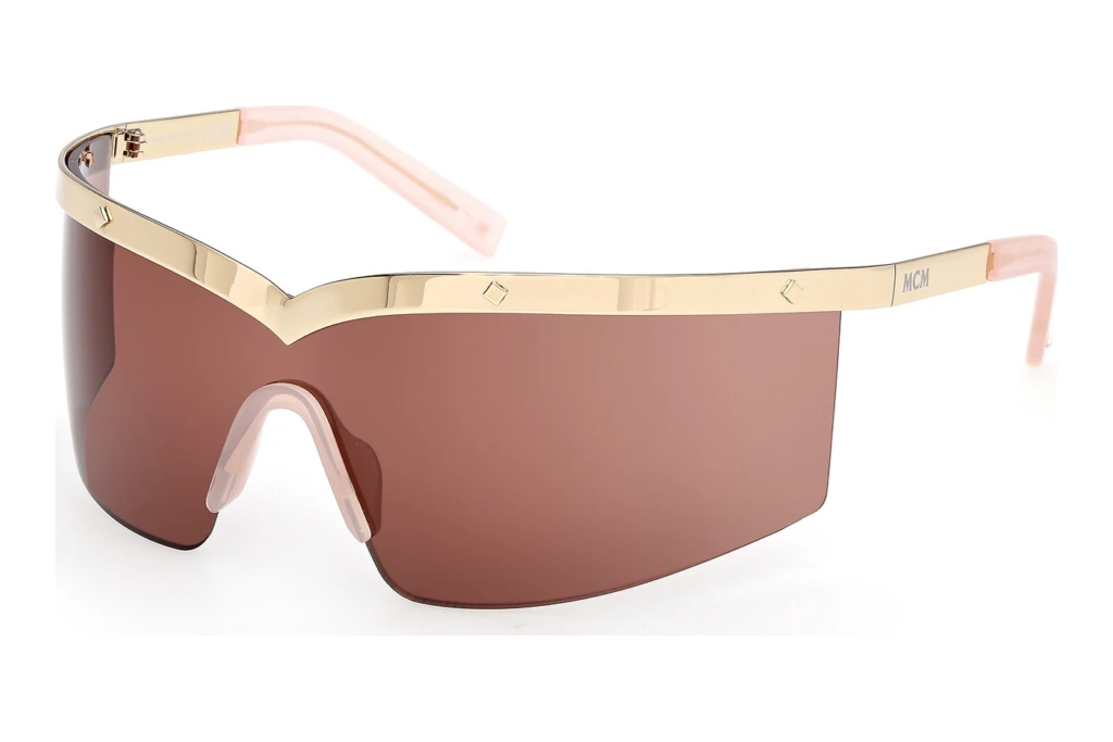 MCM Worldwide   MW0016 32S bordeauxGlänzend Blassgold