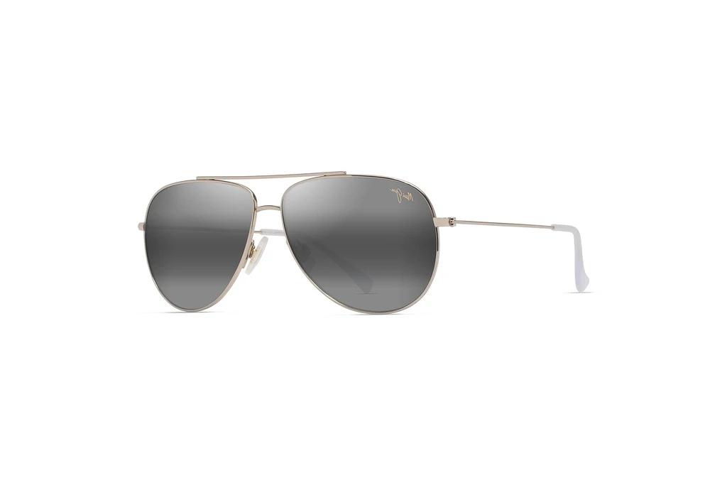 Maui Jim   Hauoli 665-16A Neutral GreyShiny Light Gold w/Crystal