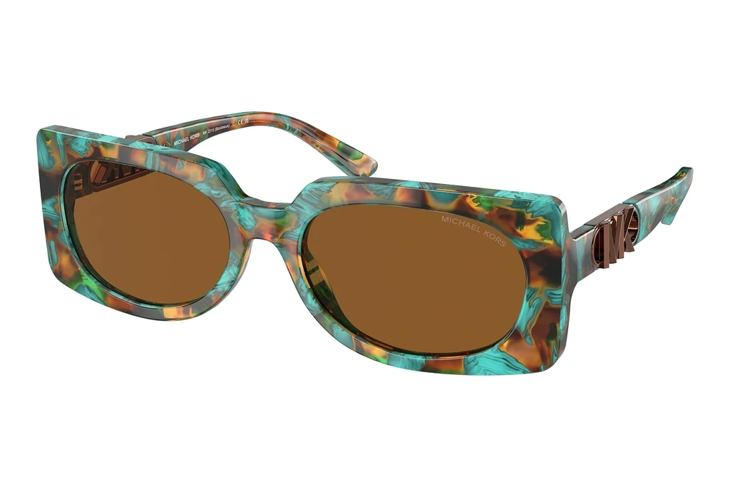 Michael Kors   MK2215 400073 Amber SolidTeal Graphic Tortoise