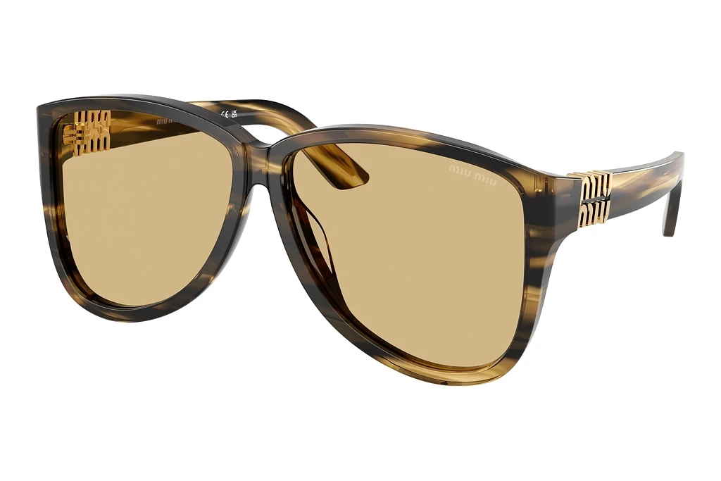 Miu Miu   MU A08S 25E1OR YellowStriped Loden