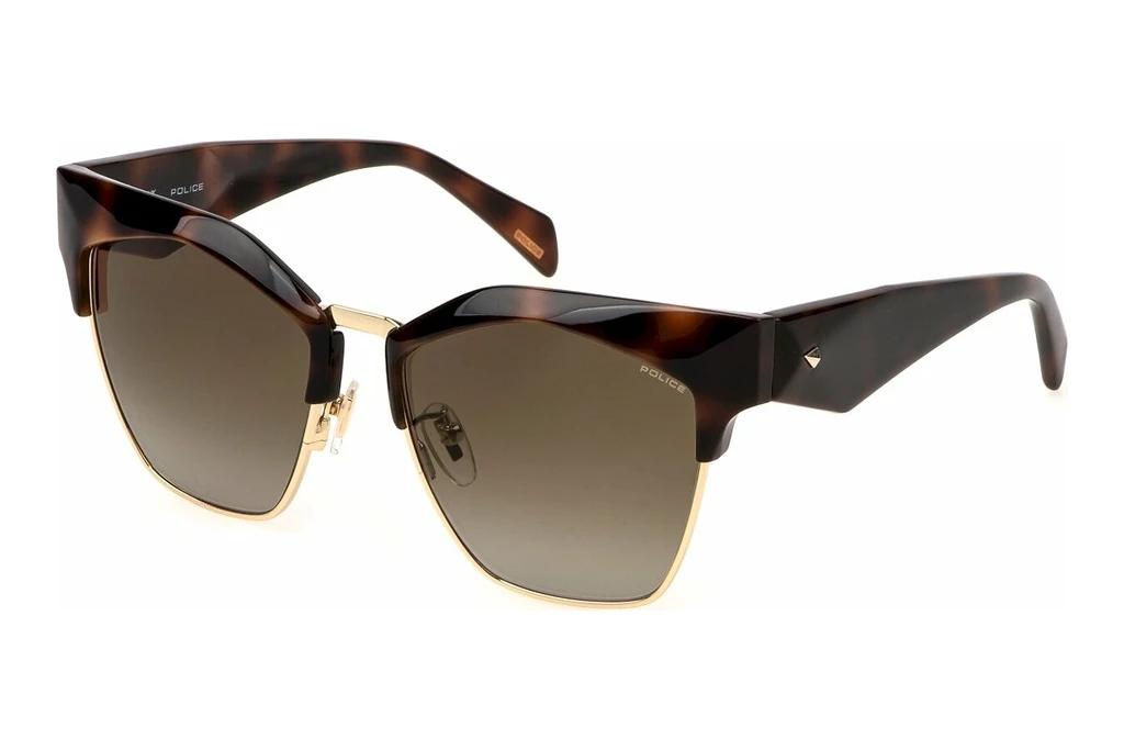 Police   SPLN59 01AY BROWN GRADIENTSHINY DARK HAVANA