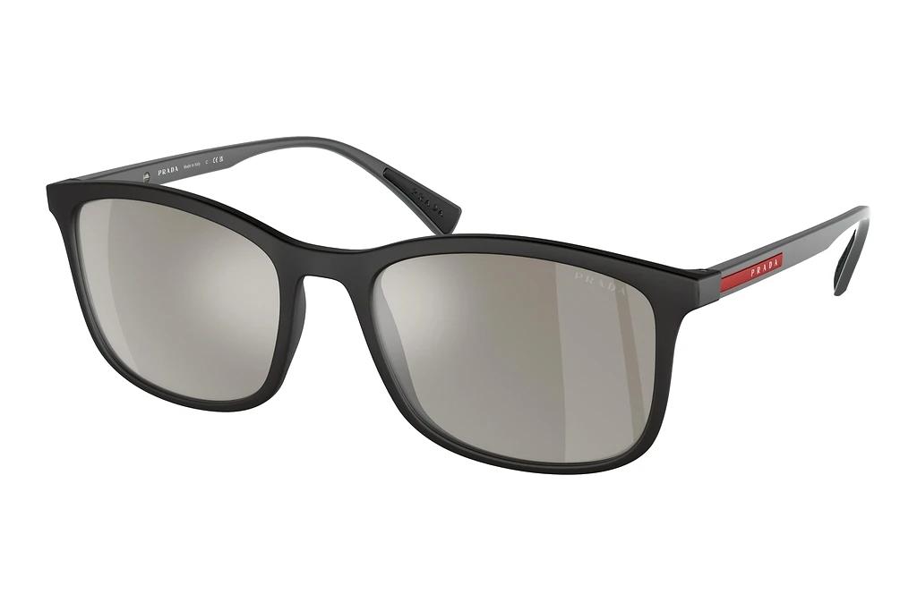 Prada Linea Rossa   PS 01TS DG02B0 Light Grey Mirror SilverBlack Rubber
