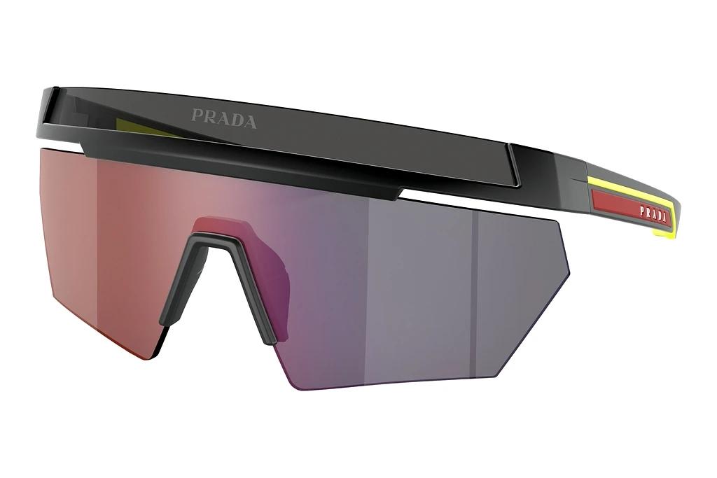 Prada Linea Rossa   PS 01YS 17G08F Dark Grey Mirror Blue/RedMatte Black