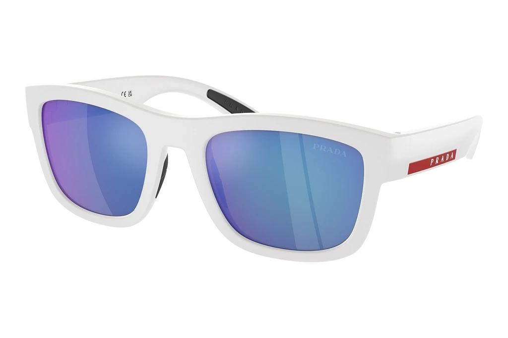 Prada Linea Rossa   PS 01ZS TWK08R Light Green Mirror BlueWhite Rubber