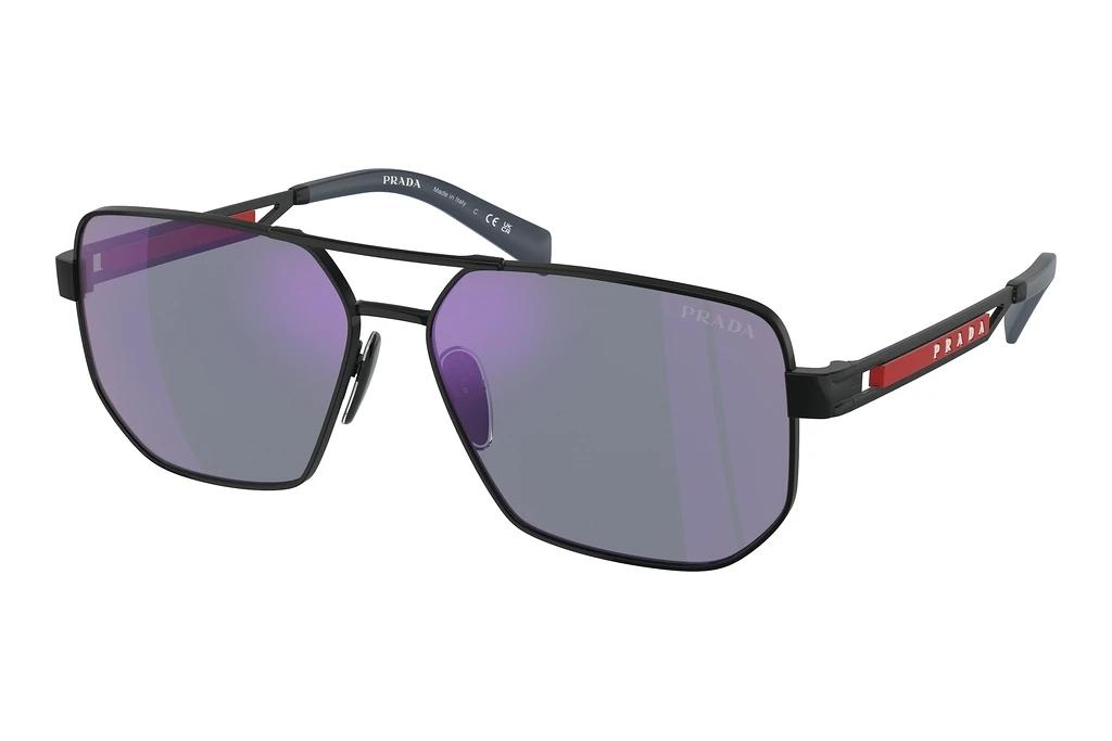 Prada Linea Rossa   PS 51ZS 1BO70A Dark Blue Mirror VioletMatte Black