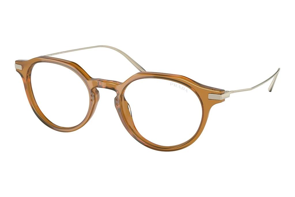 Prada   PR 12YS 15B08N Clear Blue-Violet Light FilterOpal Honey