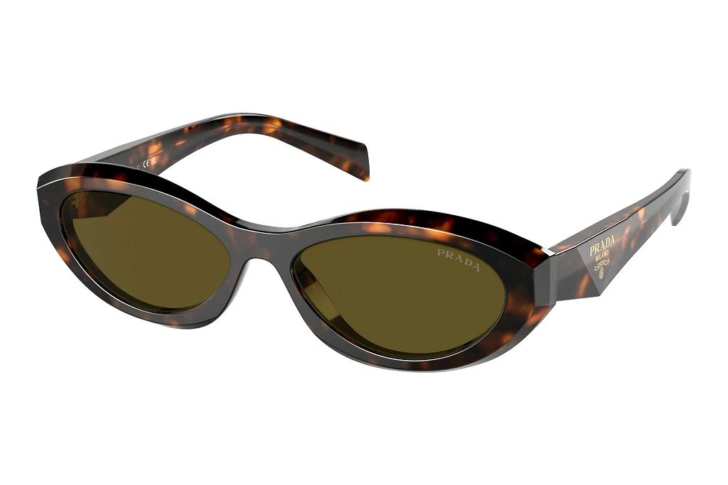Prada   PR 26ZS 14L09Z Dark BrownSage/Honey Tortoise