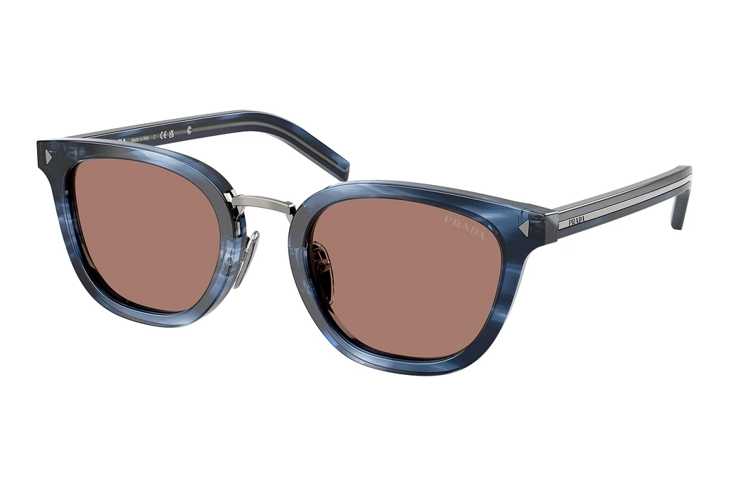 Prada   PR C01SD 26F05D BrownBlue Havana