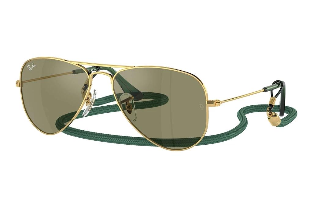 Ray-Ban Kids   RJ9506S 223/6R Green MirrorArista Gold