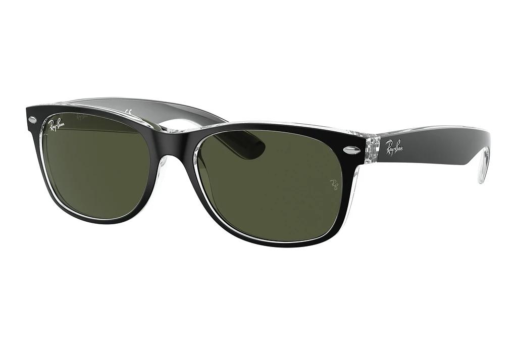 Ray-Ban   RB2132 6052 G-15 GreenBlack On Transparent