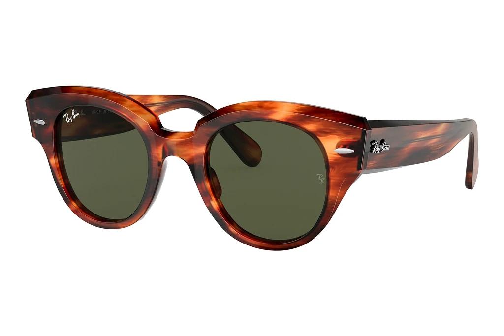 Ray-Ban   RB2192 954/31 GreenStriped Havana