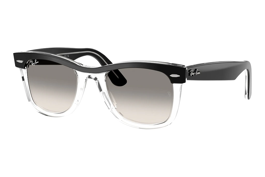 Ray-Ban   RB2240 129432 Clear Gradient GreyBlack On Transparent