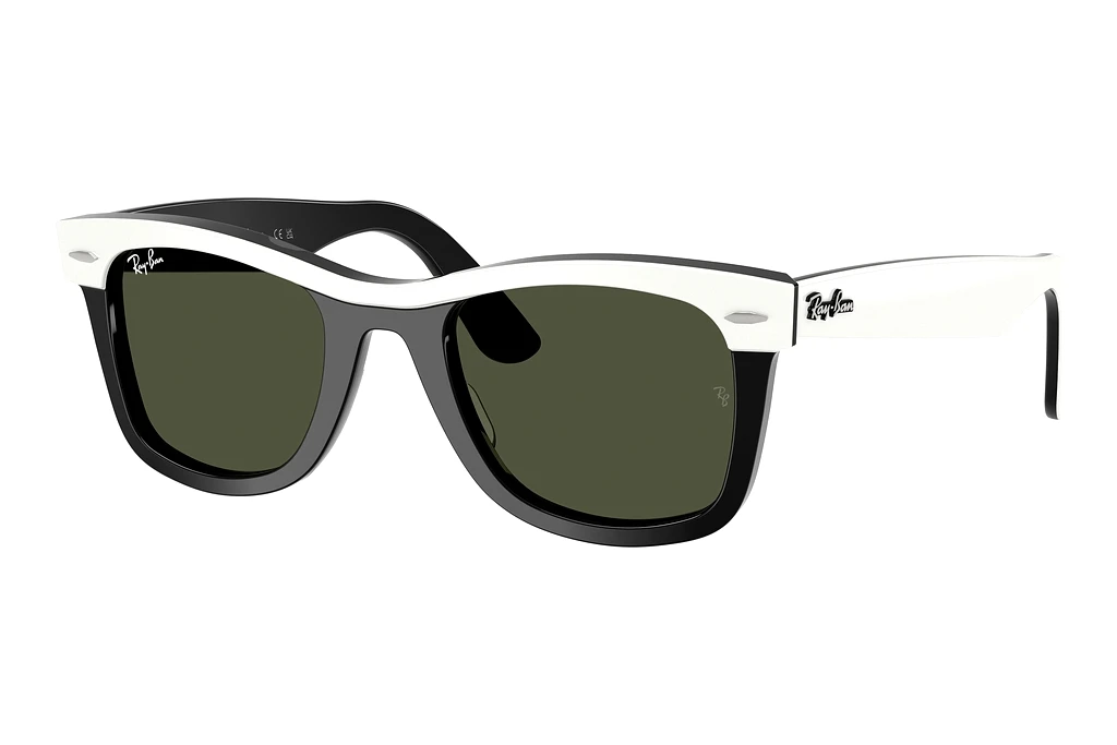 Ray-Ban   RB2240 144431 GreenWhite On Black