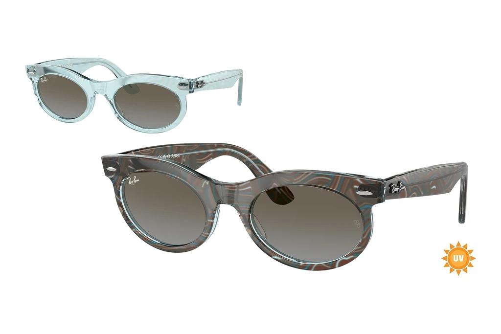 Ray-Ban   RB2242 138596 Blue BrownPhoto Waves Azure