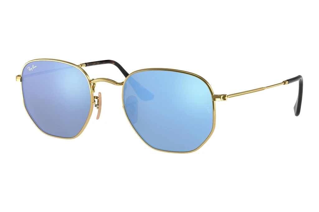 Ray-Ban   RB3548N 001/9O Light Blue FlashArista Gold