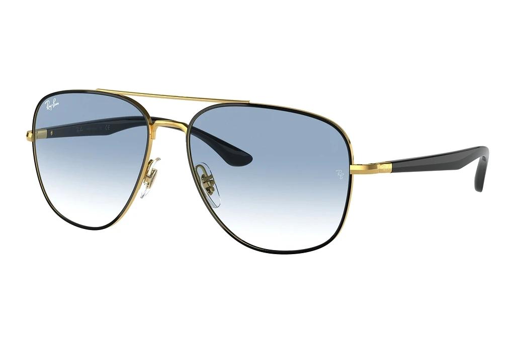 Ray-Ban   RB3683 90003F BlueBlack On Gold